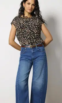 Evereve Oakley Mesh Top in Neutralabstract - Size - Medium