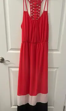 size medium summer strappy dress