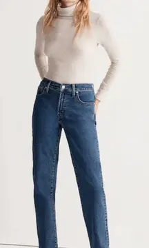 Madewell Perfect Vintage Straight Jean Indigo Wash Instacozy Edition Size 26