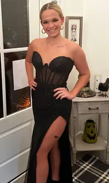 Black Size Corset Dress