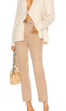 Re/Done 70s Stovepipe Jeans NWOT Washed Khaki