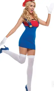 Spirit Halloween Sexy Mario Costume