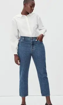 Everlane  The Curvy ’90s Cheeky® Jean Ankle Inseam Medium Blue sz. 28