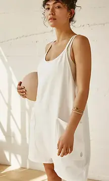 Free People FP Movement Hot‎ Shot Romper Size Small White Sleeveless