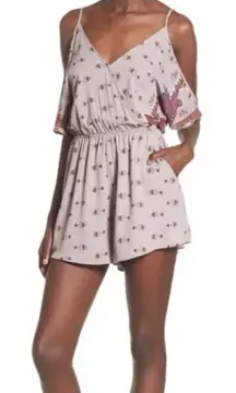 Astr Lavender and Pink Floral Top