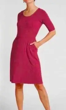 ✨Betabrand Pink Jersey Knit Sz Large Dress✨