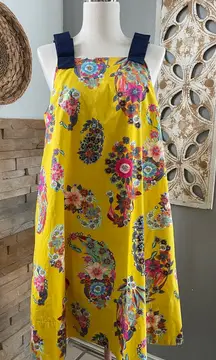 Maeve Yellow Floral Midi Dress