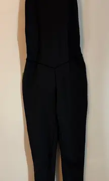 COOrun Women's Yoga Jumpsuit Backless Romper Sleeveless Gym Bodysuit Large Black