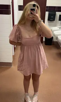 Baby Doll Pink Dress