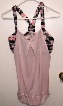 Athletica Camo Top Pink 10