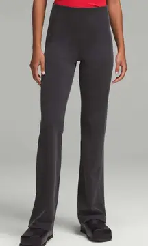 Lululemon Ribbed Softstreme High Rise Flared Pant Regular Black Size 4