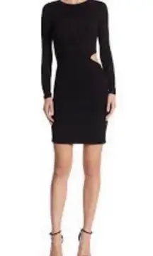 Elizabeth and James Railey Cut-Out Dress in Black, Size L New w/Tag Retail $385