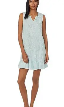 NWT LAUREN  Women's Ruffled-Hem Nightgown M