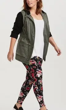 Hello Kitty Forever Tattoo Rose Print Pants Size‎ 3 Sanrio 2017