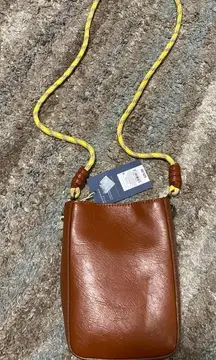 Universal Thread Brown Faux Leather Crossbody Purse NWT