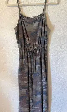 Camo Comfy Wide Leg Jumpsuit