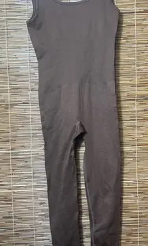 Jumpsuits Sleeveless Backless Bodycon Tummy Control Workout Romper‎ size : SMALL