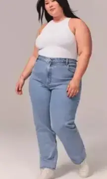 Abercrombie &‎ Fitch The 90s Straight Ultra High Rise Jeans