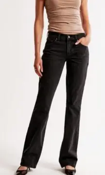 Abercrombie & Fitch Low Rise Boot Cut Jeans in black 26/2S