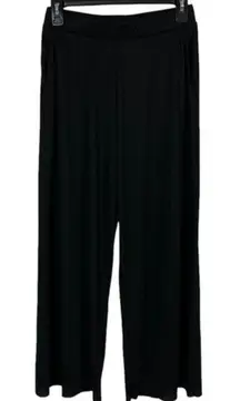 Gina Tricot Pants Small Black Wide Leg Minimalist Workwear Chic Lounge