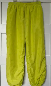 Disney Parks Neon Green Track Pants
