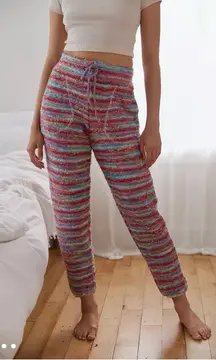 Out From Under Estelle‎ Loungewear Rainbow Yarn Pants Size Medium