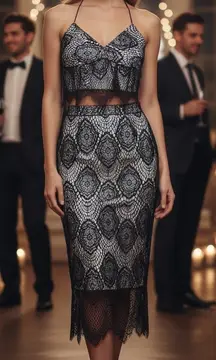 Mustard Seed Skirt Set Lace