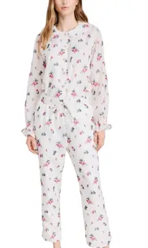 Hill House Home Floral Print Pant Set EUC