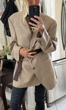 Vintage Ralph Lauren chaps Tan Blazer