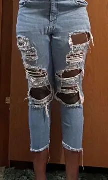 size 16 ripped jeans