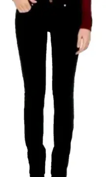 Tory Burch Super Skinny Jean Black Corduroy Size 27