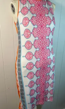 Analili Women's Sleeveless Sheath Style Print Dress in Size Large. NWT