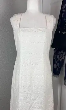 Crème Eyelet Dress