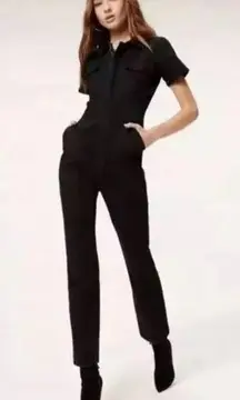 Good American Fit For Success Jumpsuit Black Size 2/medium $199.00 MSRP