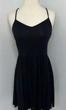 American Eagle Dress Womens Small Black Strappy Sleeveless Stretch Soft & Sexy