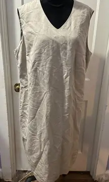 Harve Benard Khaki Tank Dress in 14W