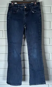 The Limited Women's 4R Dark Wash Mid-Rise Bootcut 5-Pocket Denim Jeans Western