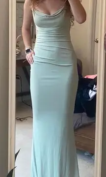 sage dress