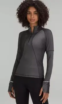 Lululemon Two Toned Running Half Zip Pullover women's size 4 W3GEKS