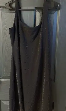 Bebe Dress Black Glittery 