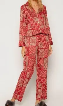 Ralph Lauren Cotton Pajamas Paisley Patchwork