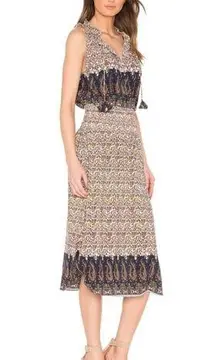 Misa Los Angeles Maddie French Floral Paisley Dress Midi Women’s size XS