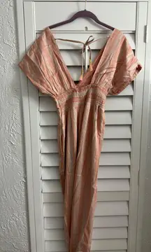 Jumper Jumpsuit With Tassels