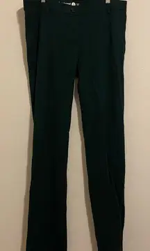 Betabrand Emerald Green Slim Fit Trouser Pants size XL long