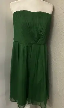 The Limited Green Strapless Midi Dress 12 NEW  Xmas Prom Wedding Rush Fairycore