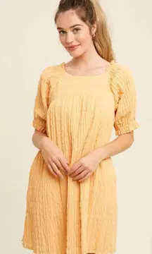 Listicle Orange Relax Summer Dress