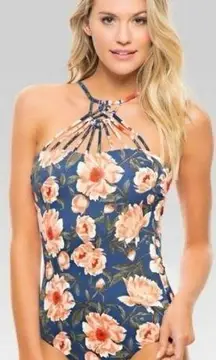 FINAL PRICE
Tori Praver Komodo Floral Macrame Swimsuit