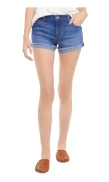 Junior Womens Celebrity Pink Jeans Cuffed Denim Jean Shorts - Sz 3