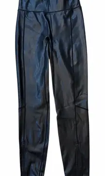 A.L.C Black Faux Leather Leggings