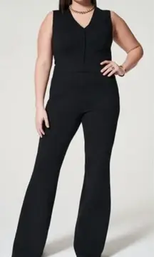 Spanx Perfect Flare Leg Jumpsuit 2X Black